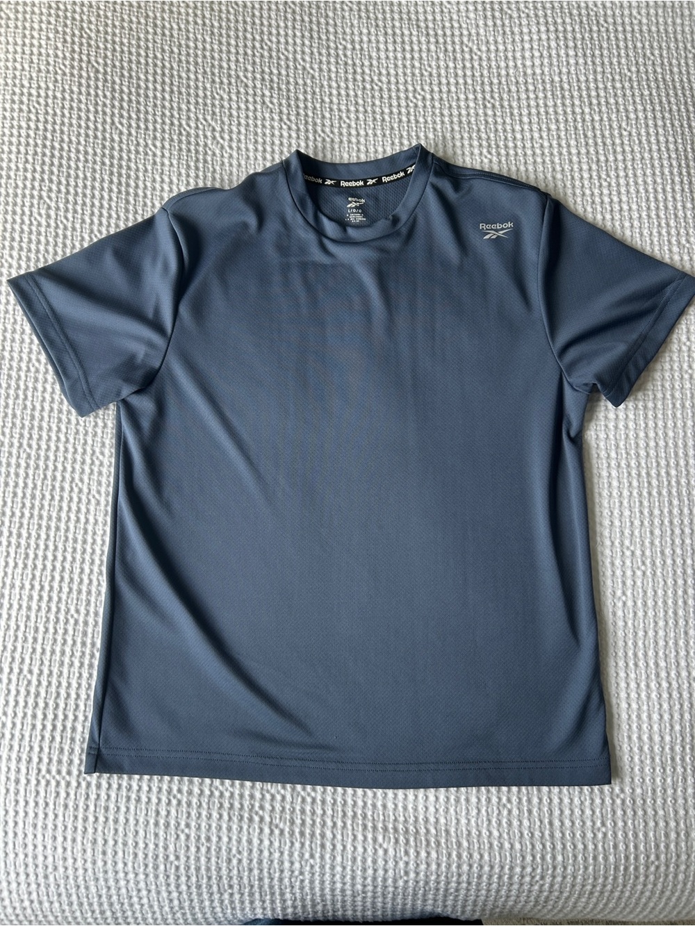 Reebok Men’s Short Sleeve Crew Tee - Slate Blue